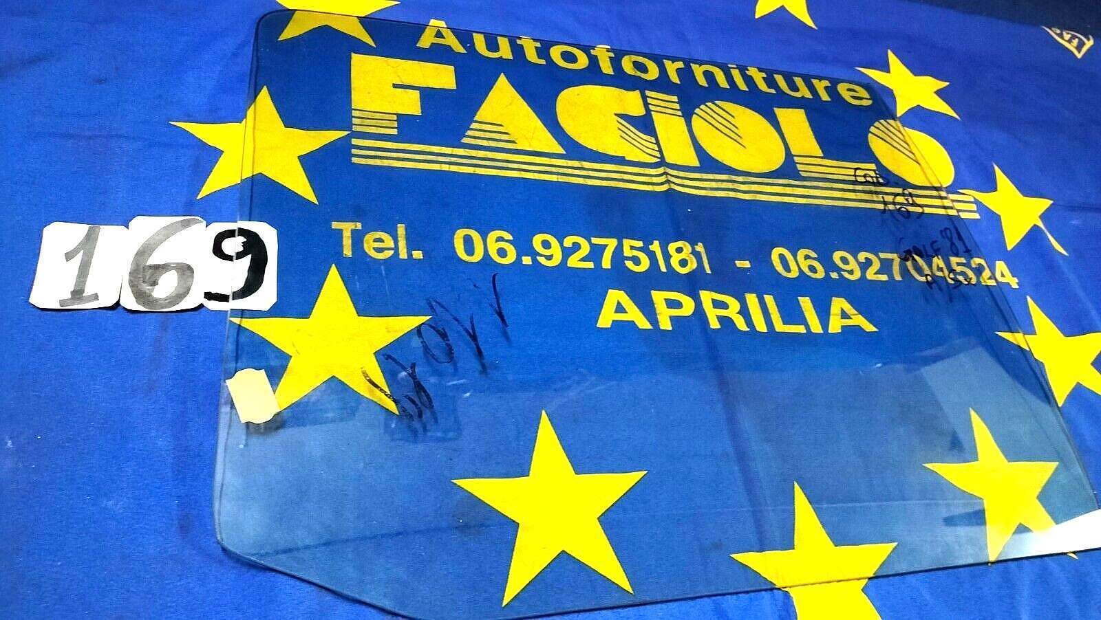 VETRO GOLF '1981 SCENDENTE PORTA POSTERIORE SINISTRO CRISTALLO VERDE VW 2^Serie - immagine 4