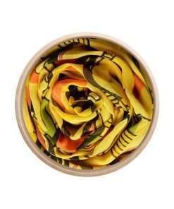 Foulard in fibra di Bamboo Picasso Giallo Mandarino