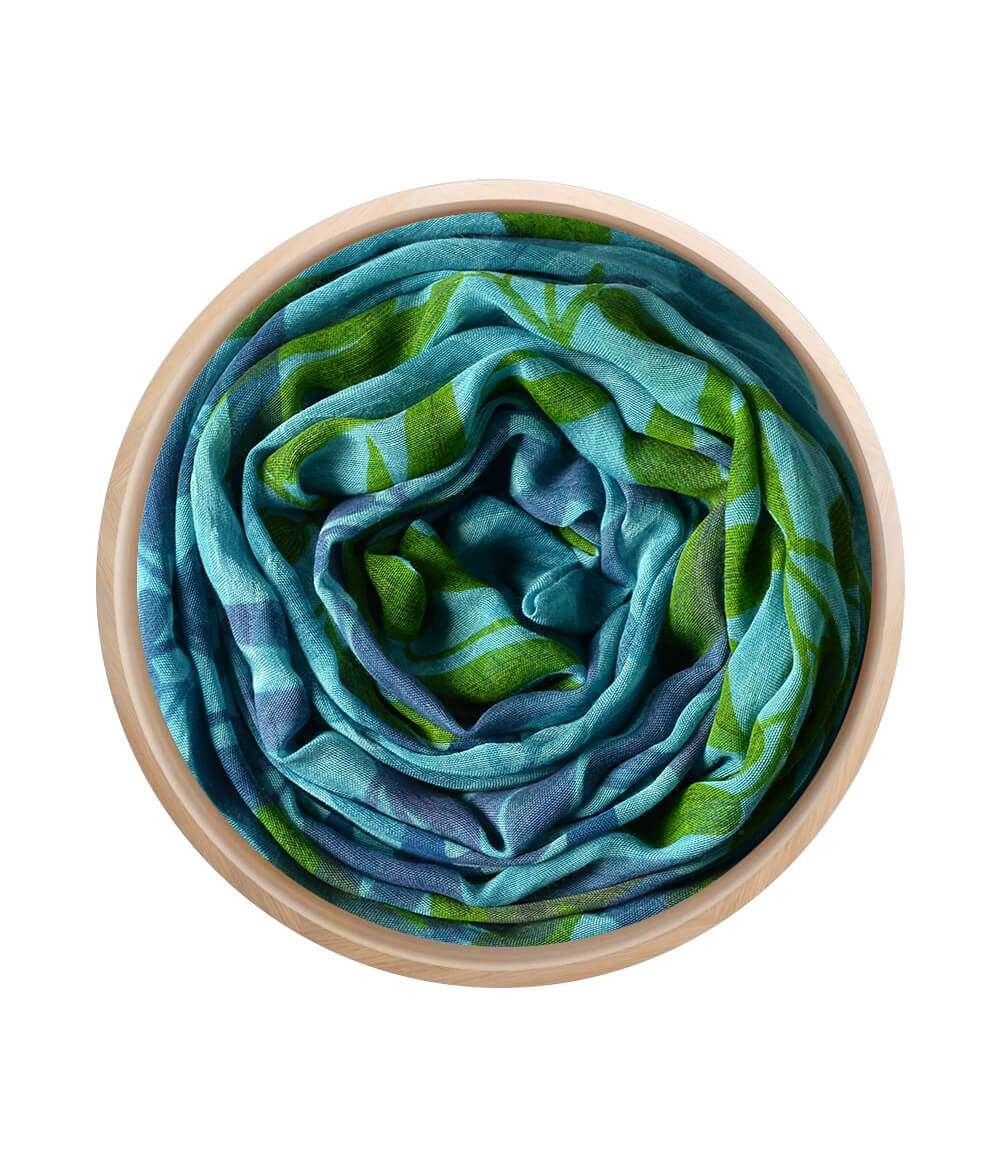 Foulard in fibra di Bamboo Hokusai