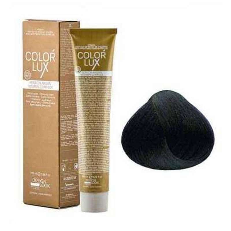 Design look Color Lux Tinta per capelli 1.10 NERO BLU 100 ml