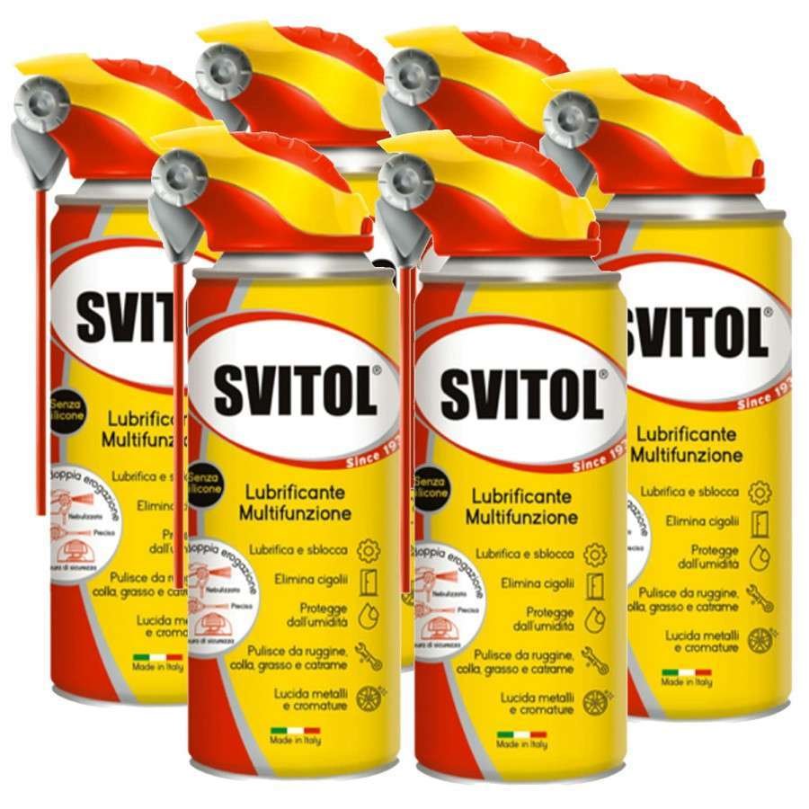AREXONS SVITOL Spray LUBRIFICANTE SBLOCCANTE Multifunzione 6X 500ml Multiuso