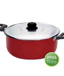 Casseruola antiaderente in alluminio con coperchio Simply 26cm Italpent