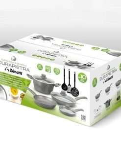 DURAPIETRA Batteria Pentole a Induzione 10 pz Zanetti