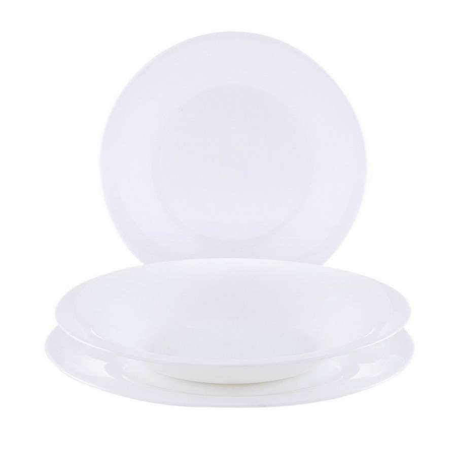 Servizio Piatti in Vetro Opale temperato 18 pz Set Elba