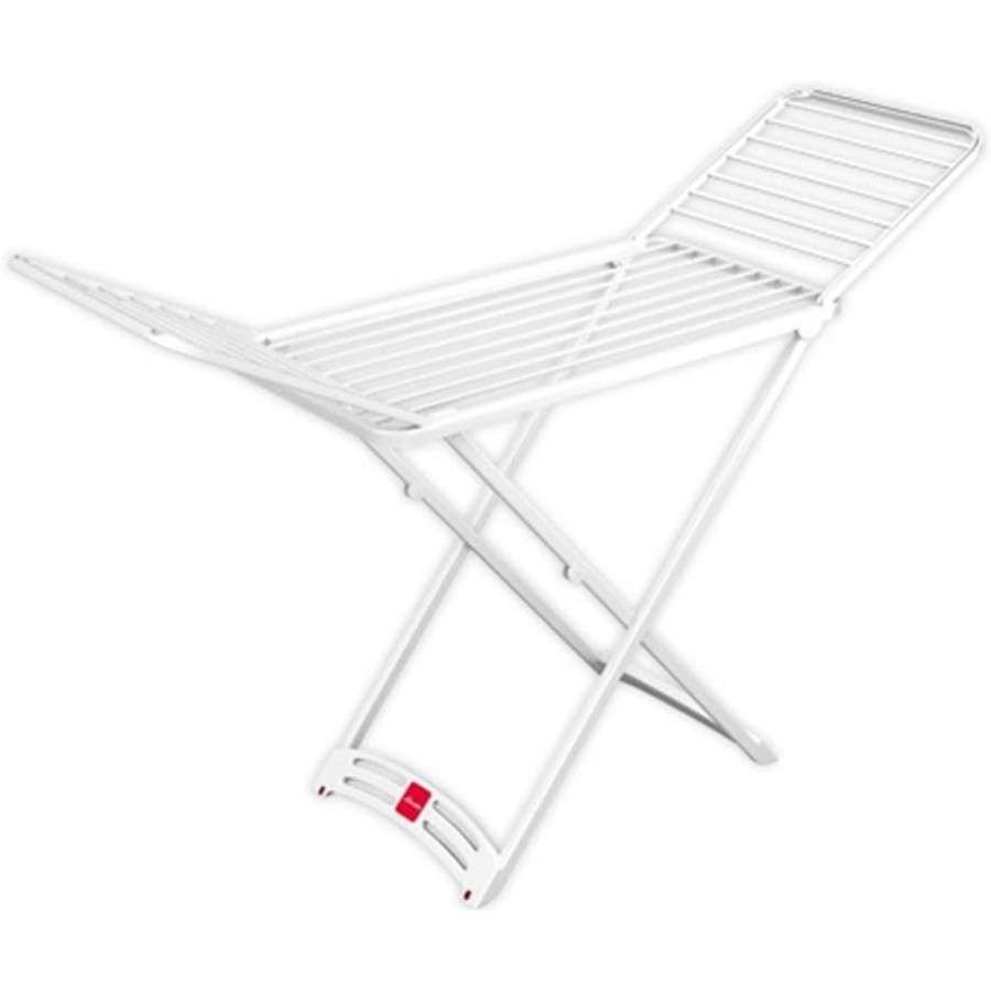 Vileda Zaffiro Stendibiancheria da Pavimento Stendino a Cavalletto da Esterno con Ruote Richiudibile