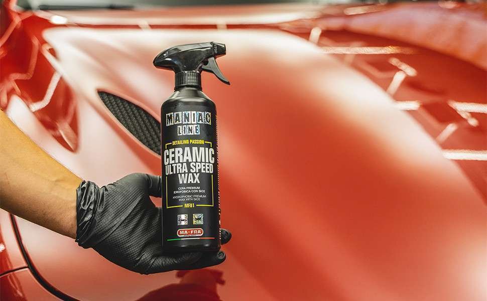 CERA PROTETTIVA - Ceramic Ultra Speed Wax - Maniac Line For Car Detailing - immagine 7