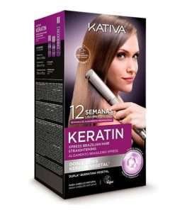Kativa Keratin Trattamento Cheratina Kit Stiratura Liscio Brasiliano Xpress