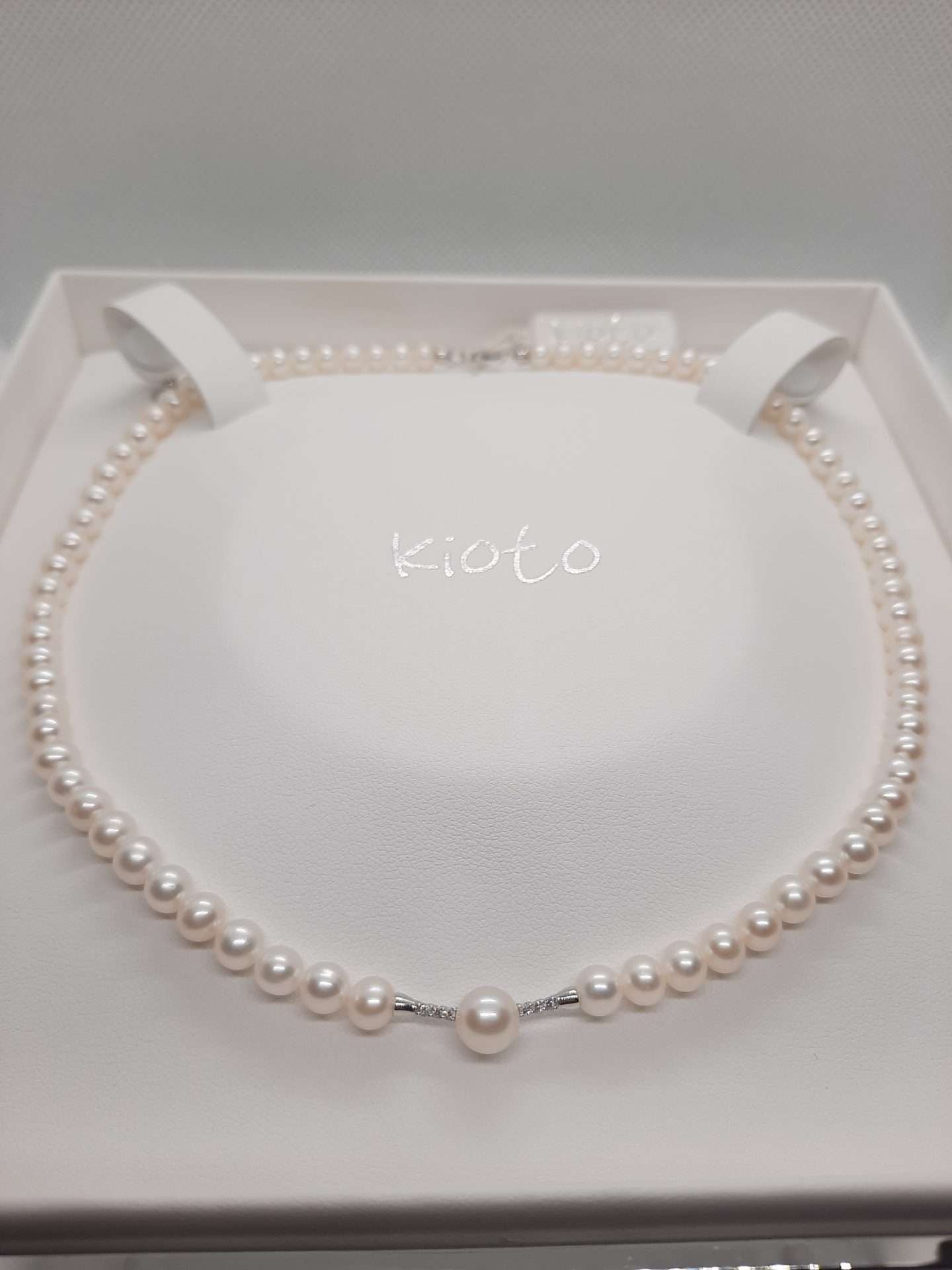 Collana donna Kioto Gioielli con Perle e Oro 18 Kt 1021B