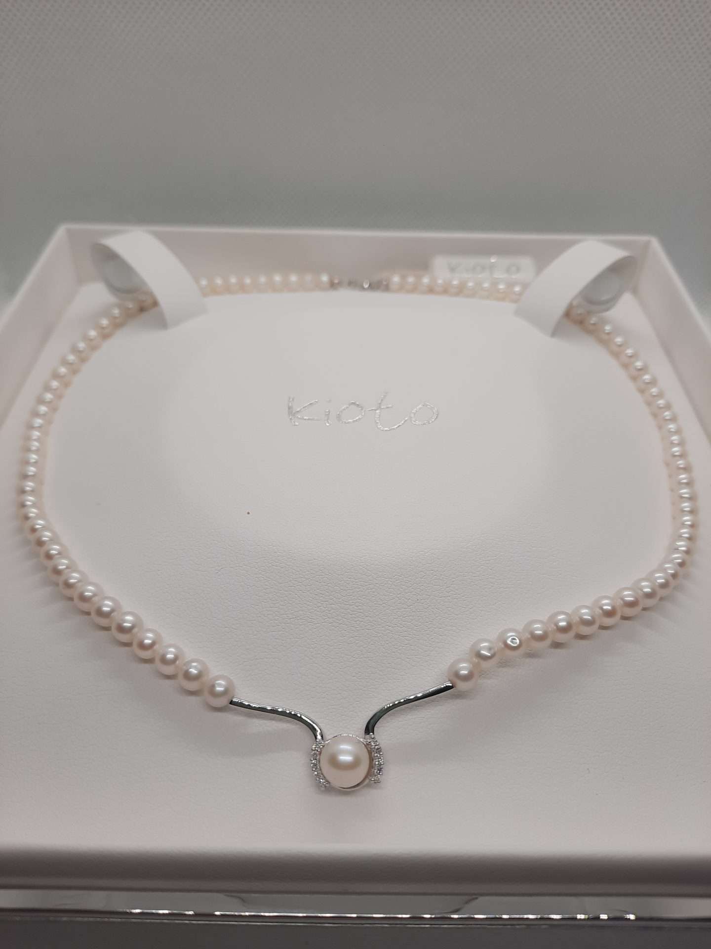 Collana donna Kioto Gioielli con Perle e Oro 18 Kt 1160B - immagine 3