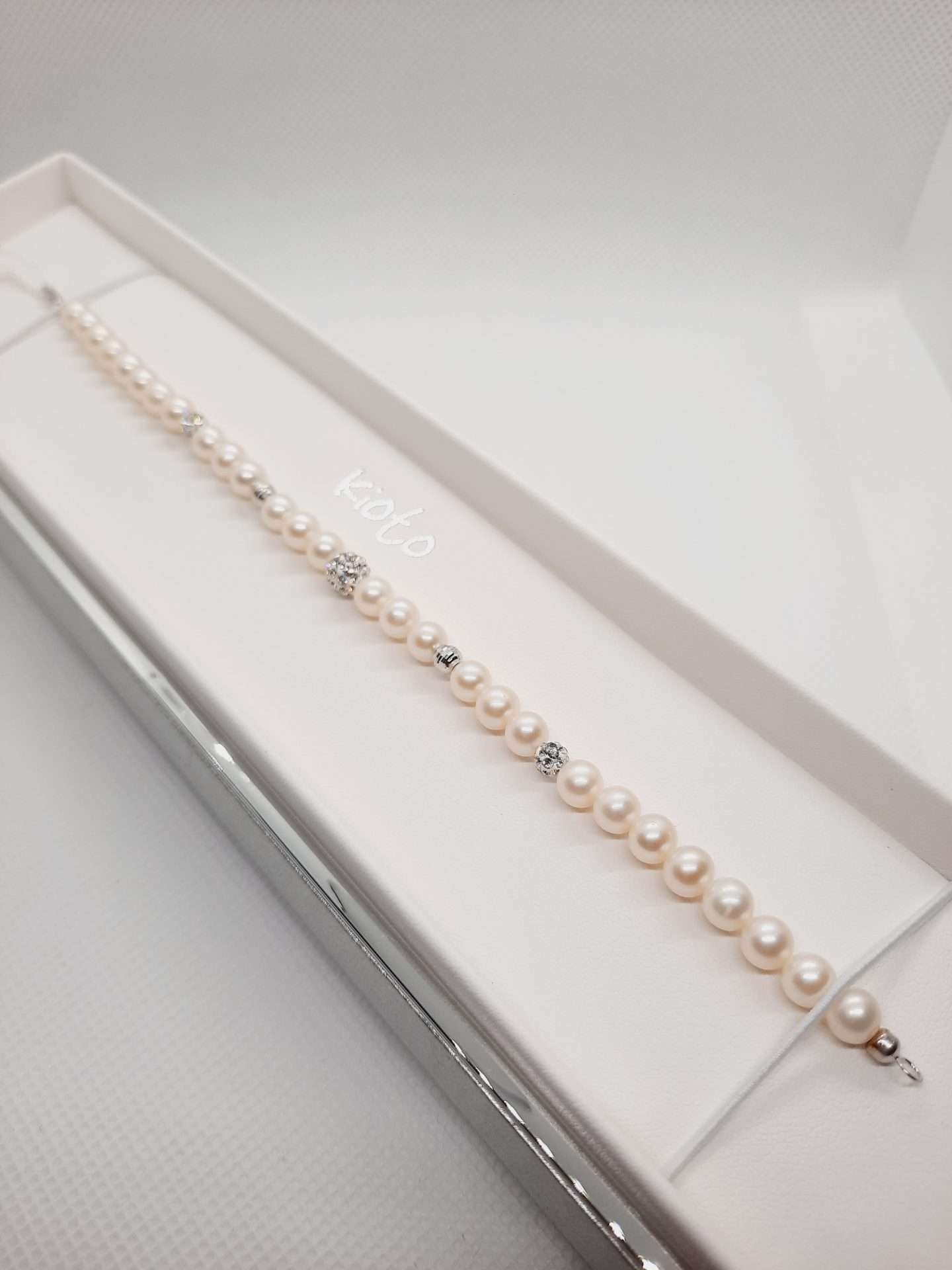 Bracciale donna Kioto Gioielli con Perle e Oro 18 Kt 241B/DISC - immagine 4