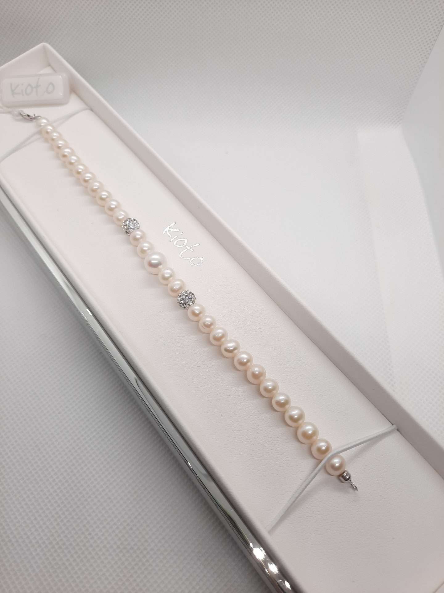 Bracciale donna Kioto Gioielli con Perle e Oro 18 Kt 2000B/1 - immagine 4