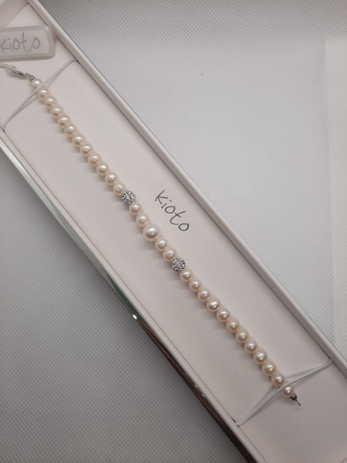 Bracciale donna Kioto Gioielli con Perle e Oro 18 Kt 2000B/1