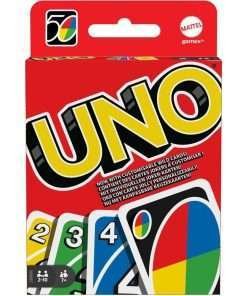 Mattel UNO Carte da Gioco adatto per bambini e per tutta la famiglia con carte speciali W2087