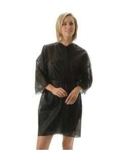 Ro.ial Kimono Monouso in TNT Nero 8pz