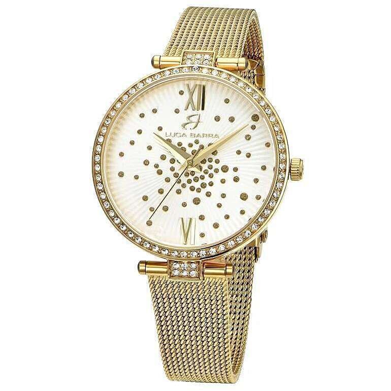 Orologio Donna Luca Barra Acciaio dorato Bw357
