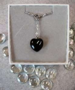 Collana con Cuore in Ossidiana Limited Edition