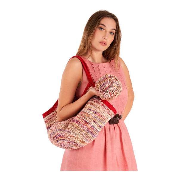 Cotone NATURAL BAG PRINT Laines du Nord - immagine 3