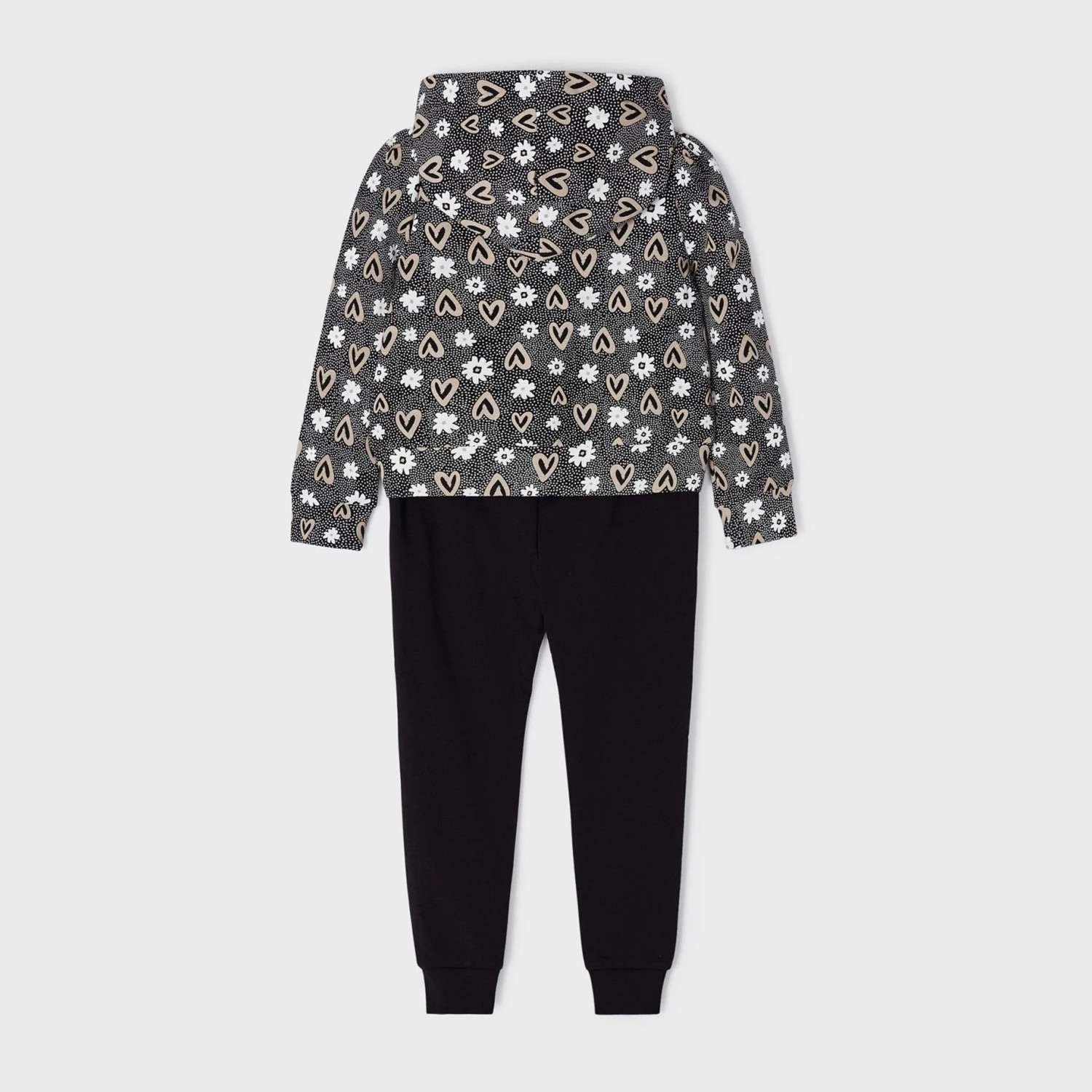 Bambina Mayoral 3851-29 Tuta Bimba due pezzi nera - 104