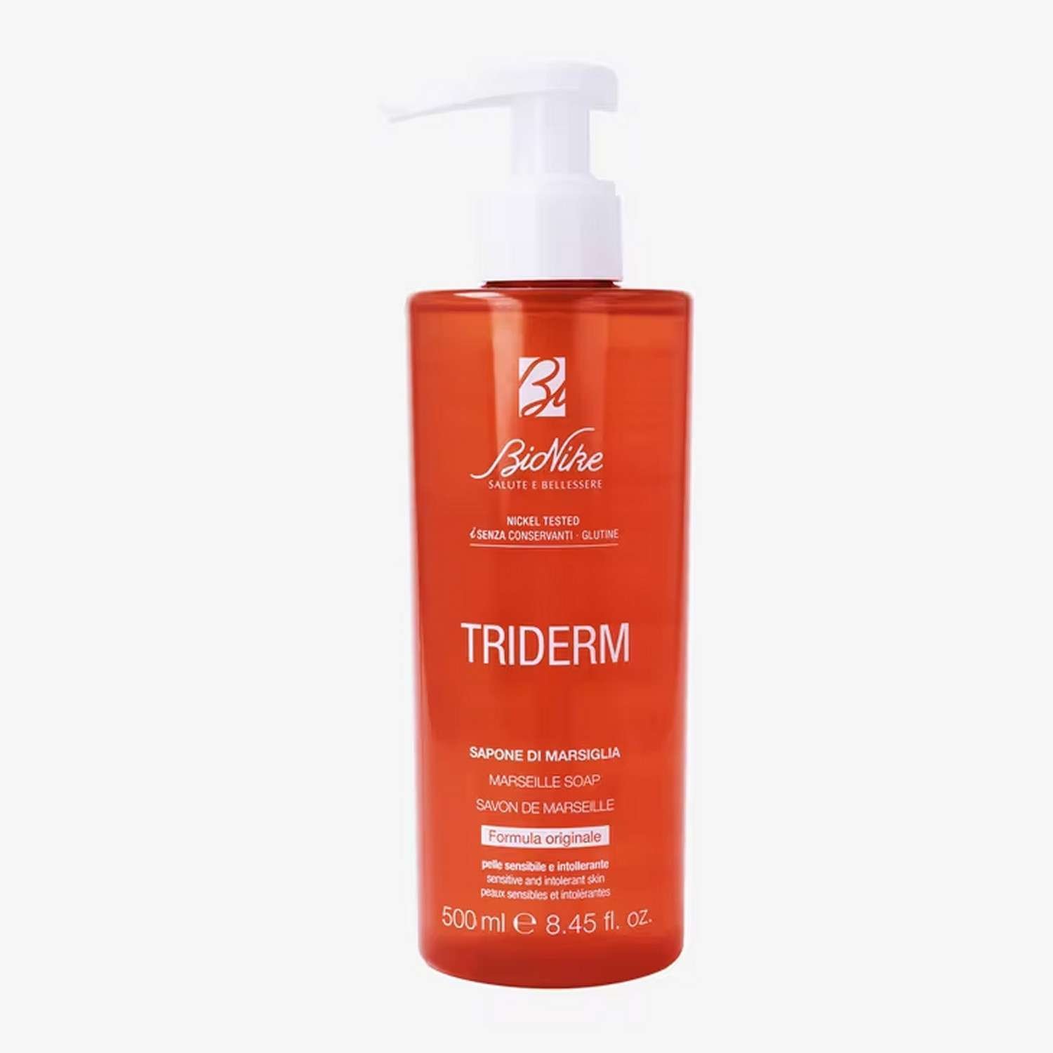 BioNike Triderm Sapone di Marsiglia pelle sensibile e intollerante 500 ml