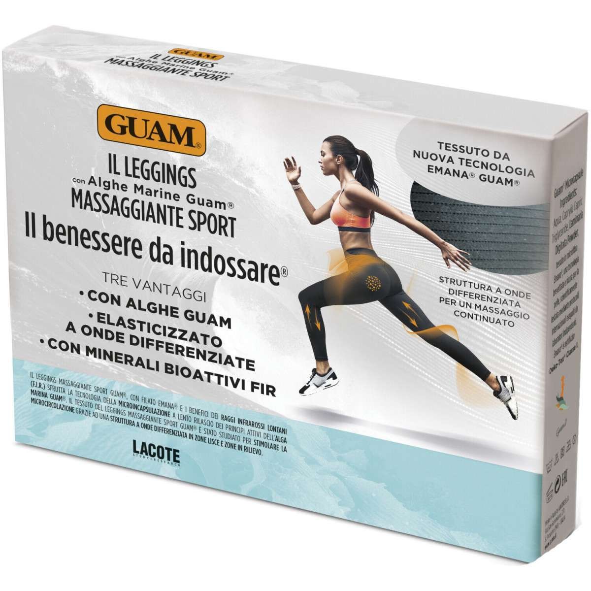 IL LEGGINGS MASSAGGIANTE SPORT GUAM Taglia