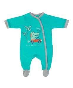 Tutina Neonato in cotone con apertura frontale