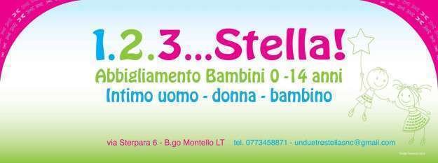 Uno due tre Stella copertina
