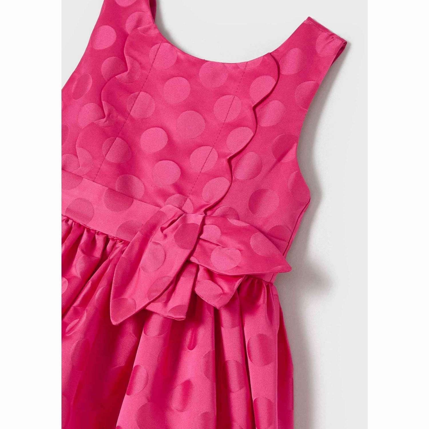 Abito Vestito Bambina estivo elegante 3918 fucsia Regular Fit Mayoral originale