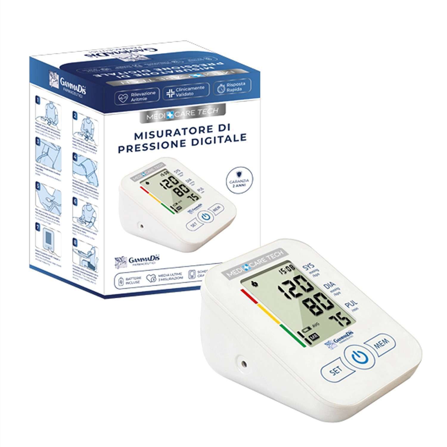 Misuratore di Pressione Digitale Gammadis Medicare