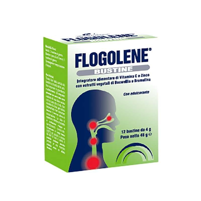 Flogolene bustine integratore alimentare di vitamina c e zinco