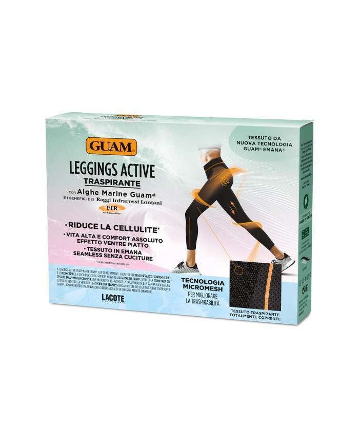 LEGGINGS ACTIVE TRASPIRANTE (taglia L/XL=46/50) ALGHE MARINE F.I.R. GUAM