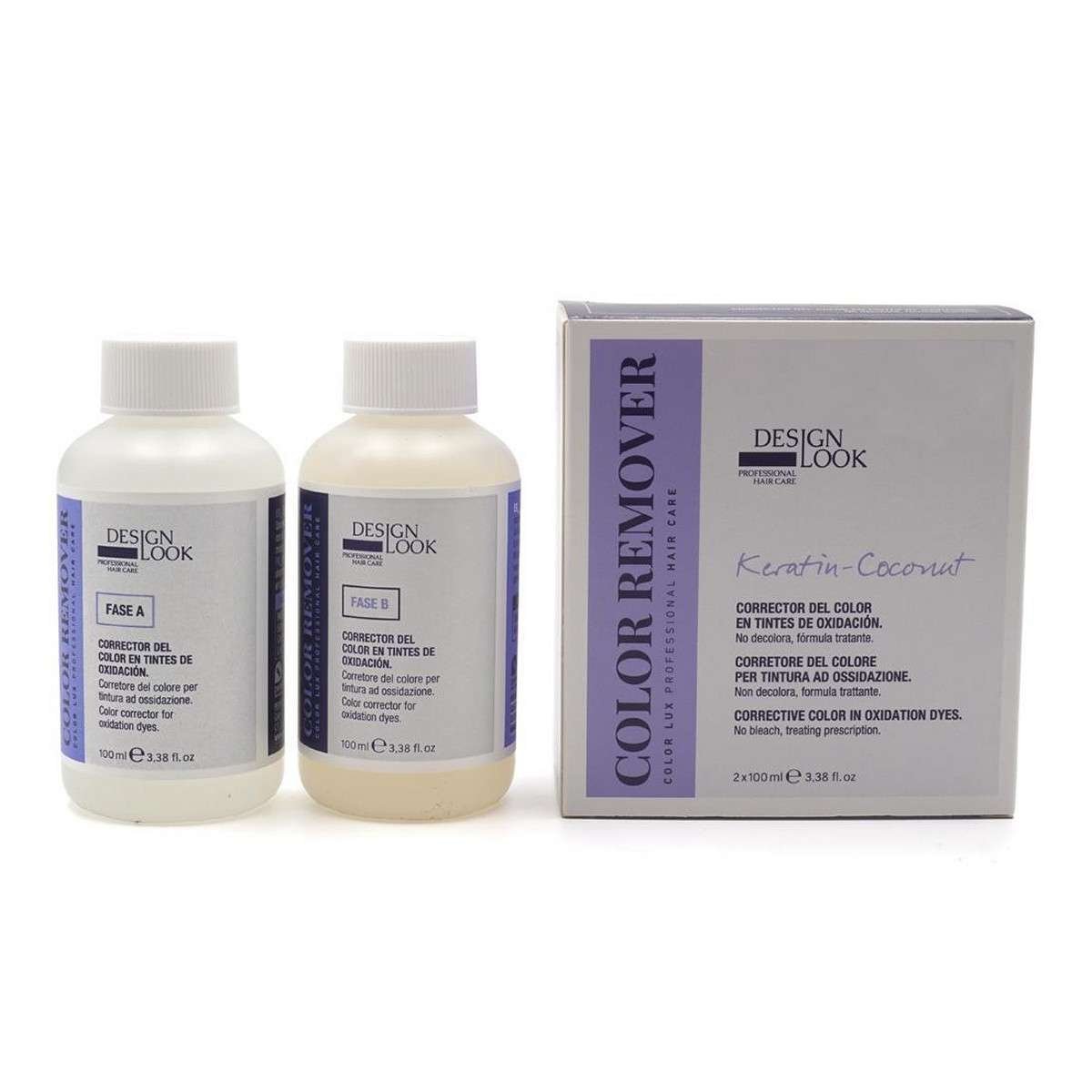 Design Look Color Remover alla cheratina e olio di cocco 2 x 100 ml