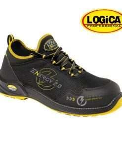 Scarpa da lavoro Bassa Tessuto Nero-Giallo S3S FO SR