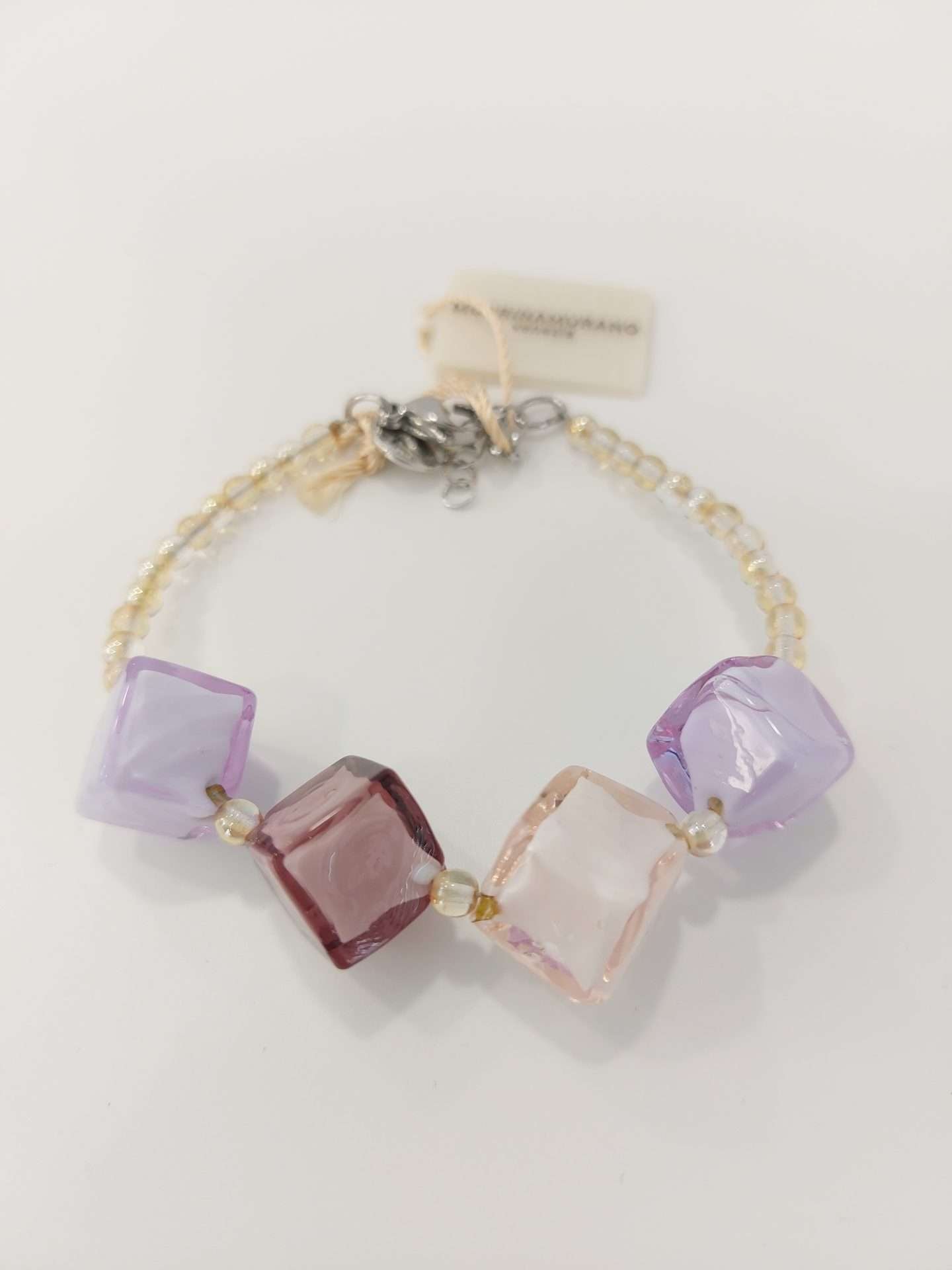 Bracciale Murrina Murano Collezione Lagoon Elegance Ametista Gm0323002 - immagine 3