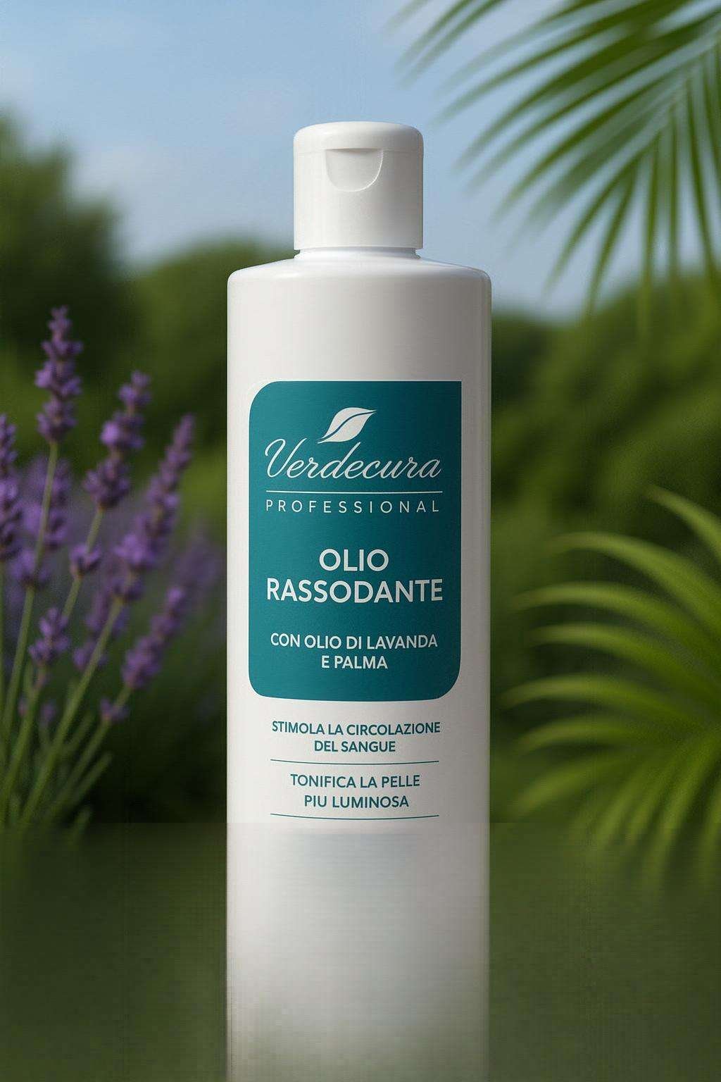 Olio rassodante corpo con olio di Lavanda e Palma Verdecura