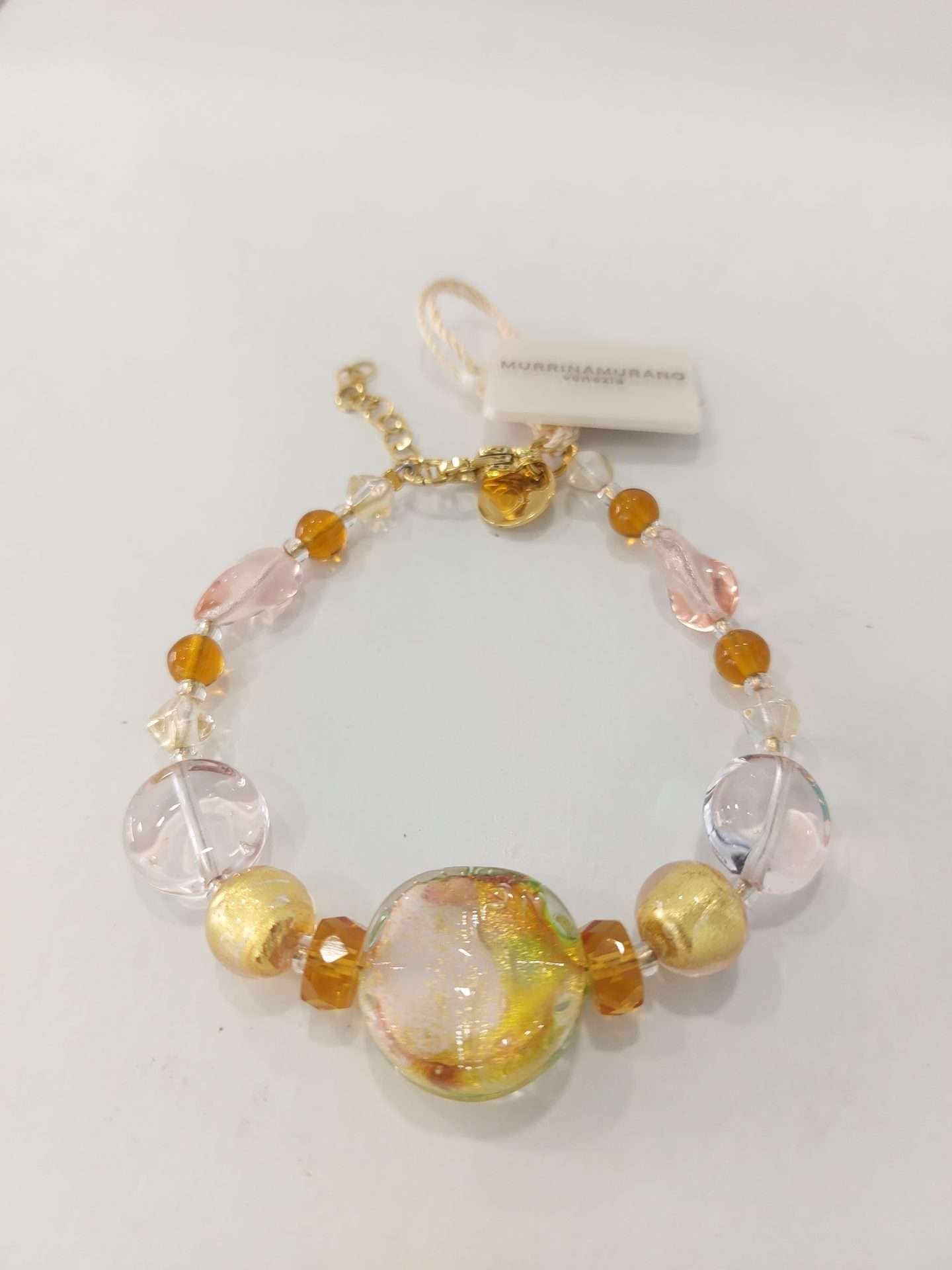 Bracciale donna vetro Murrina Murano collezione Sunshine Dreams gm0325.05