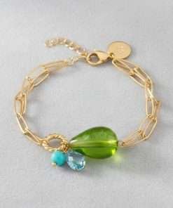 Bracciale Donna Murrina Murano Collezione Jasmine Verde Gm0357010