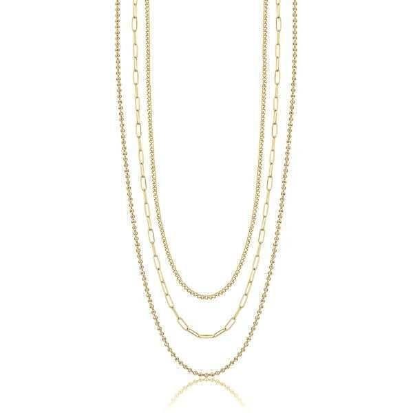 Collana Da Donna in Acciaio Dorato da Donna Luca Barra modello CK1596
