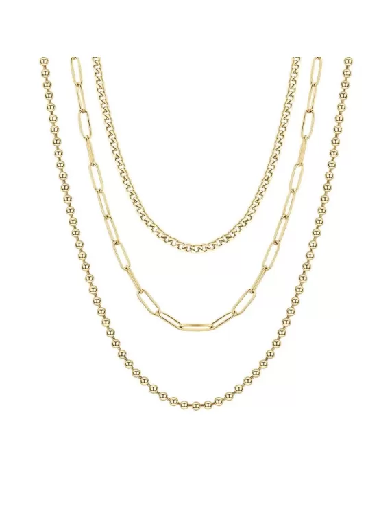 Collana Da Donna in Acciaio Dorato da Donna Luca Barra modello CK1596 - immagine 2