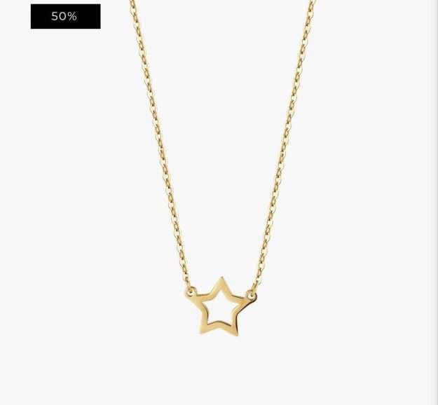 COLLANA DONNA IN ACCIAIO IP GOLD CON STELLA GOLD Codice: CK1609