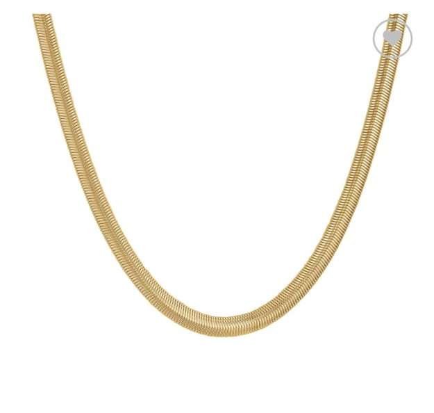 Luca Barra Collana Acciaio Gold ck2121
