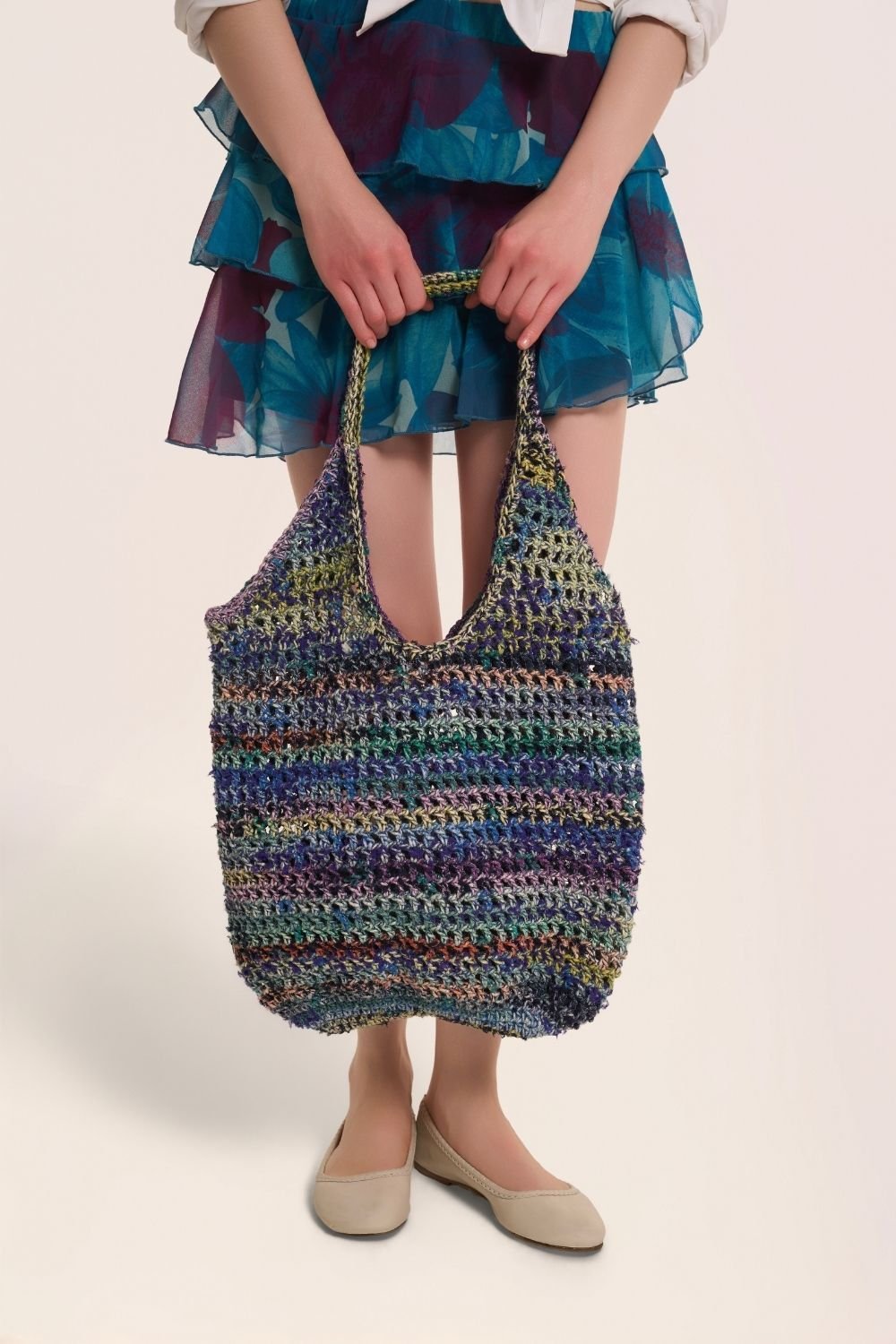 Juta e cotone FOLIE BAG Laines du Nord - immagine 4