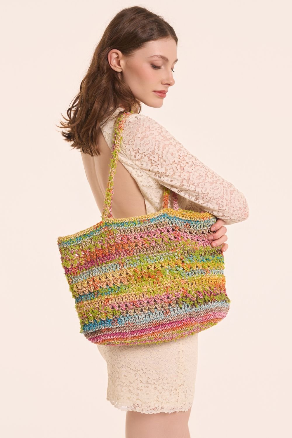 Juta e cotone FOLIE BAG Laines du Nord - immagine 8