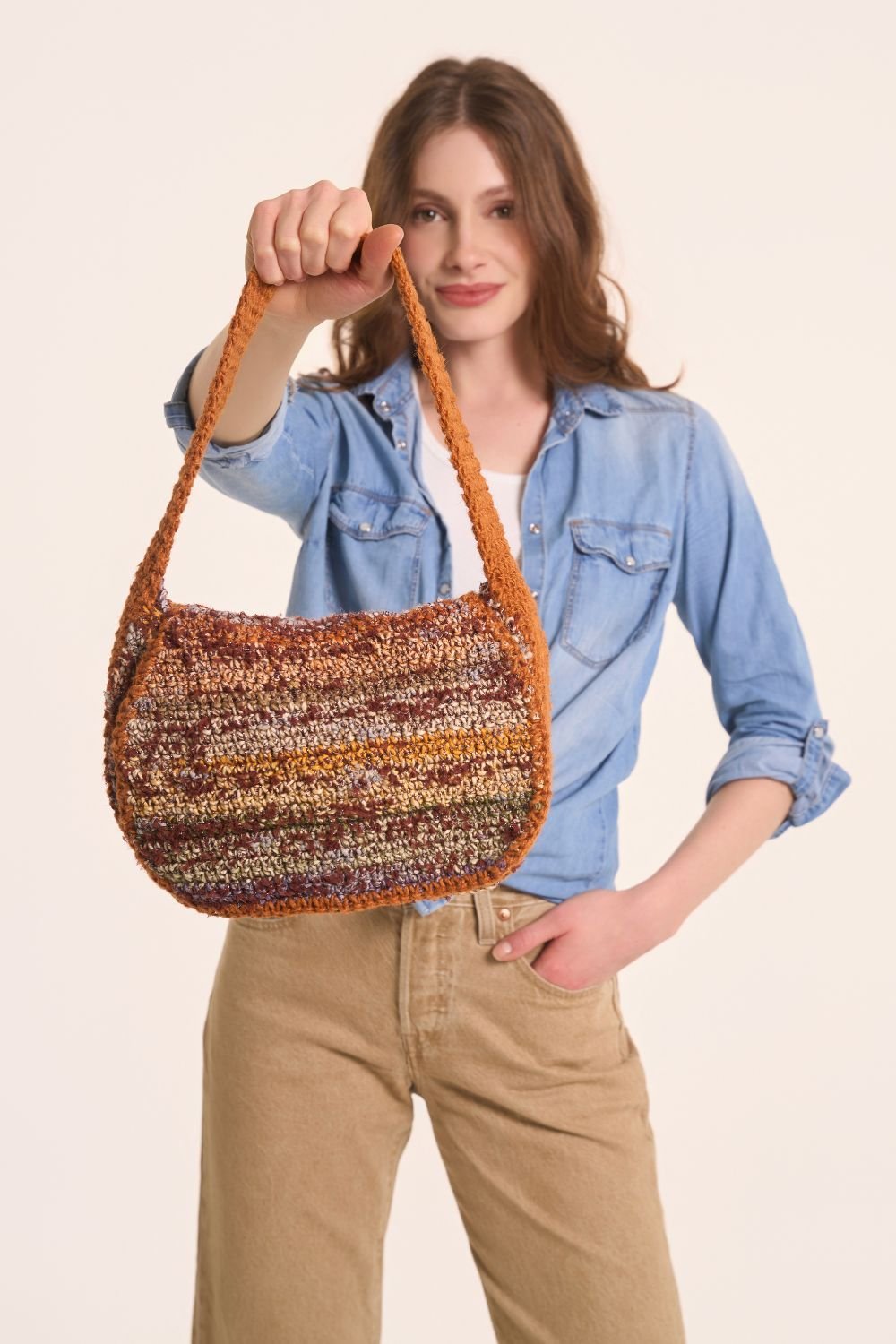 Juta e cotone FOLIE BAG Laines du Nord - immagine 7