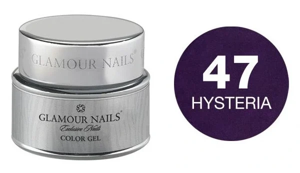 Gel colorato 47 Hysteria Glamour Nails 5 ml