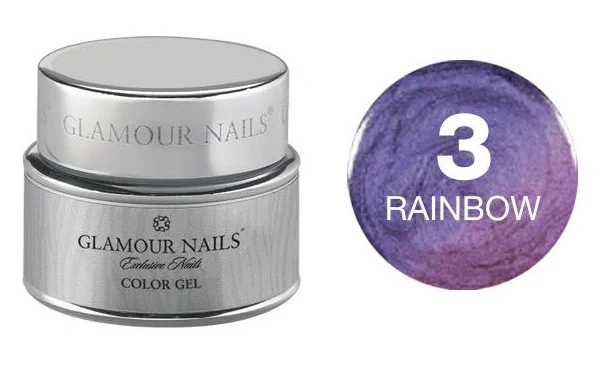 Gel colorato glamour arcobaleno 3 5ML