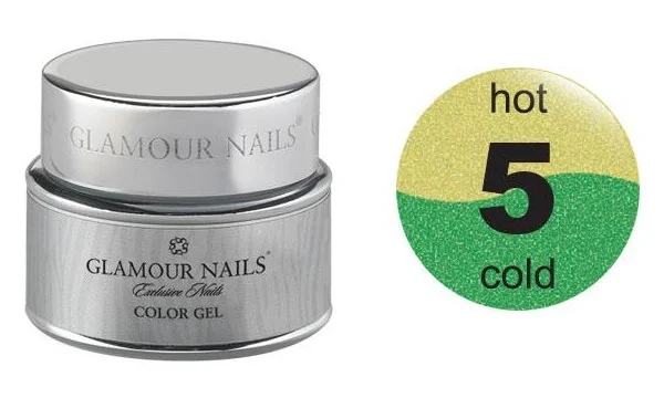 Gel colorato glamour caldo e freddo 5 5ML