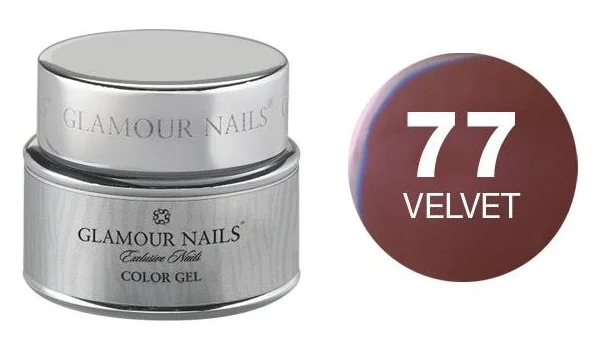 Smalto semipermanente Glamour Nails Velvet Gel Color 77 5ML