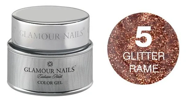 Gel glitter 05 Rame Glamour Nails 5ml