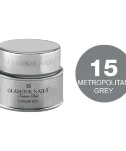 glamour nails gel colorato per ricostruzione unghie nr. 15 metropolitan gray