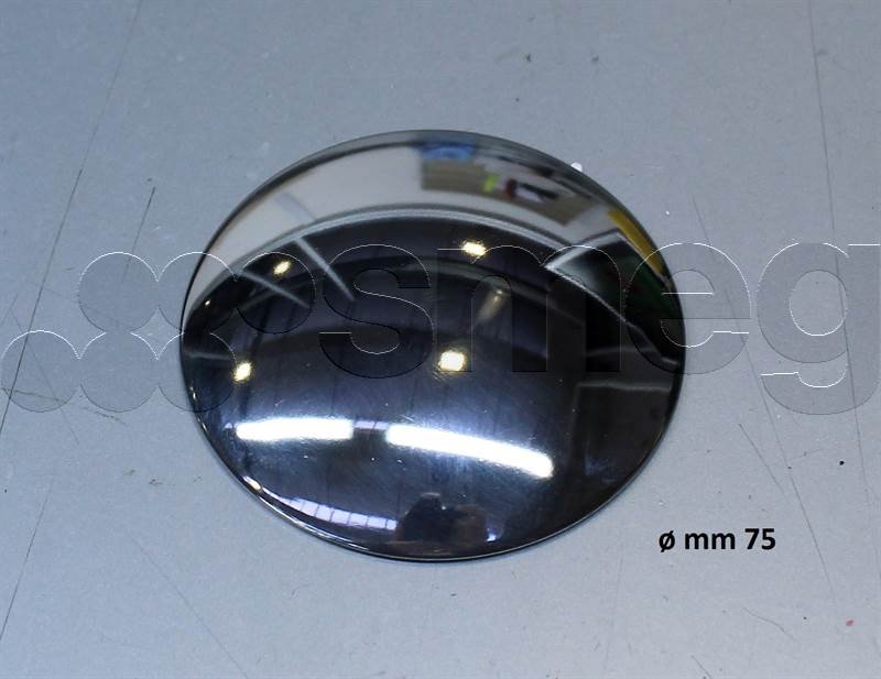061050796 / 061050662 diam. 7,5 cm. CAPPELLO x bruciatore Rapido inox Piano Cottura Smeg P106